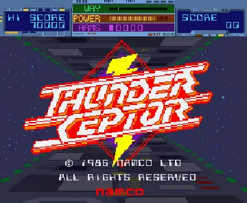 Thunder Ceptor screen shot title